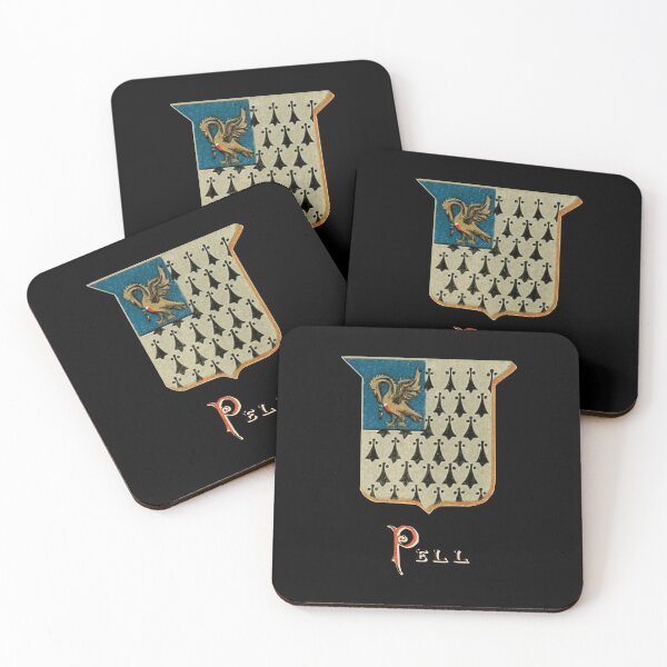 Item preview, Pell Family Coat of Arms designed and sold by Heraldica.
