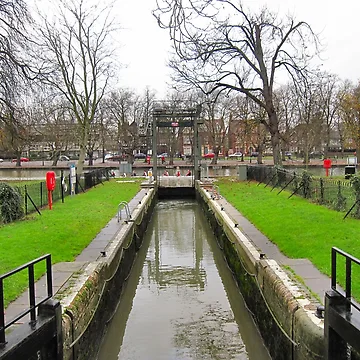 Artwork thumbnail, CANAL AND RIVER. by ronsaunders47