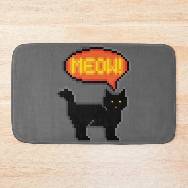 Item preview, 8-Bit Cat Meowing designed and sold by Lisann.