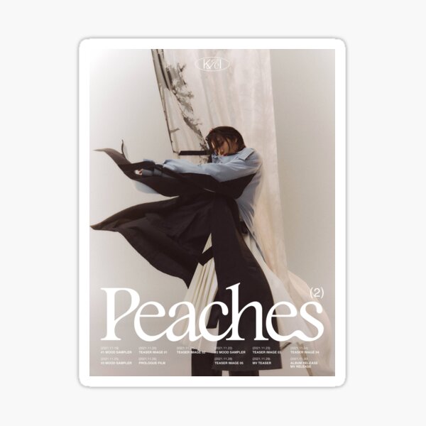 "KAI Peaches Concept " Sticker for Sale by mondongos Redbubble