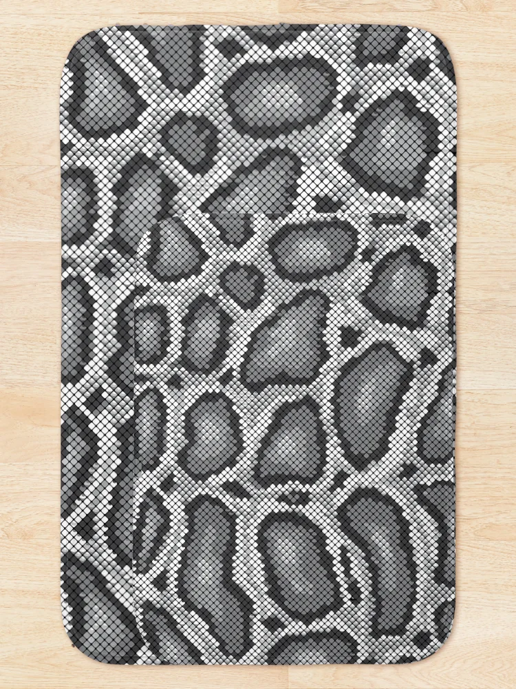 Thumbnail 5 of 6, Bath Mat, Python Texture designed and sold by Lisann.