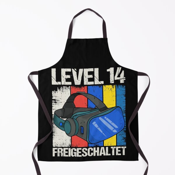Item preview, Kids gamer level 14 birthday VR virtual reality glasses retro design designed and sold by brunsch-print.