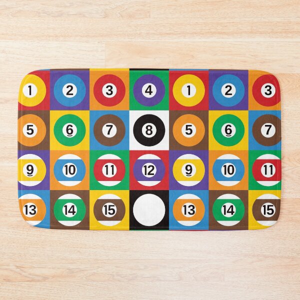 Item preview, Pool Ball Checkerboard designed and sold by Lisann.