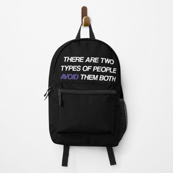 Item preview, There are two types of people avoid them both funny typography designed and sold by DesignSector.
