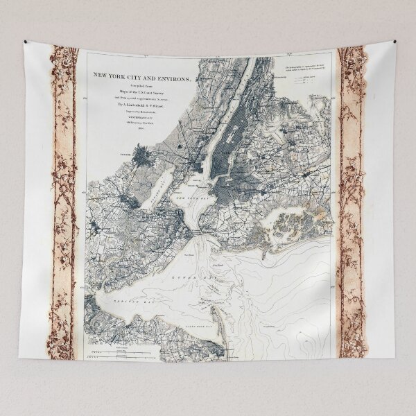 Item preview, New York City and environs 1860 designed and sold by paulrommer.