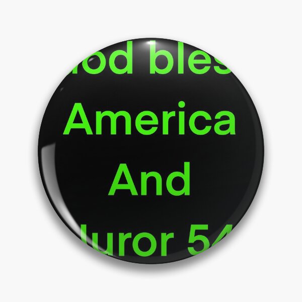 Item preview, God bless America and Juror 54  designed and sold by Yuchi1.