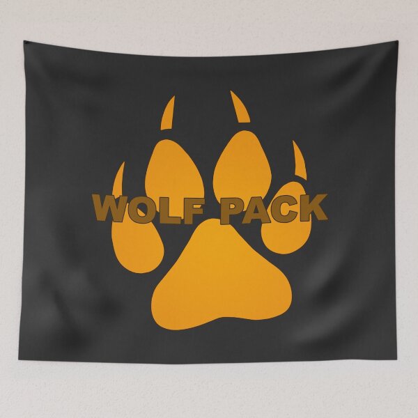 Item preview, Wolf Pack Paw Print Outlined designed and sold by PlanetaryArtist.