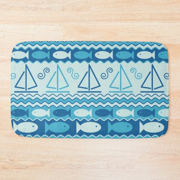 Item preview, Sailboats and Fishes designed and sold by Lisann.