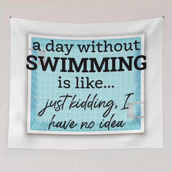 Item preview, A Day Without Swimming designed and sold by Martini-Four.