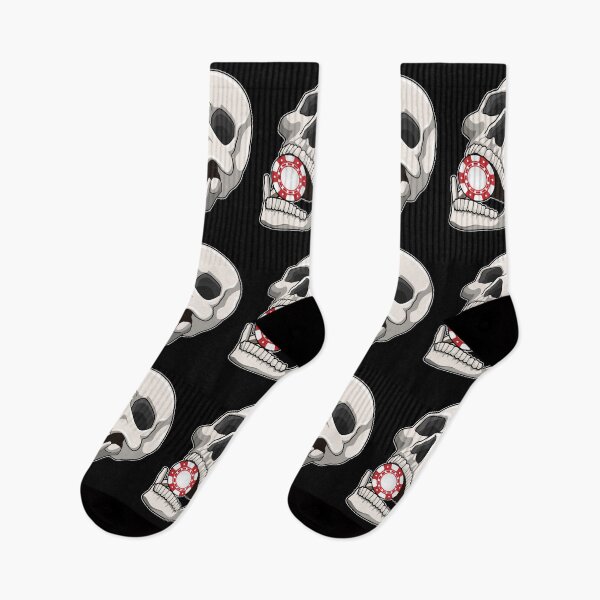 Item preview, Skull with Poker chip designed and sold by Snabdesign84.