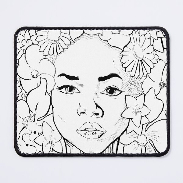 Item preview, Petalhead (Black and White) designed and sold by AxisAbraxas.