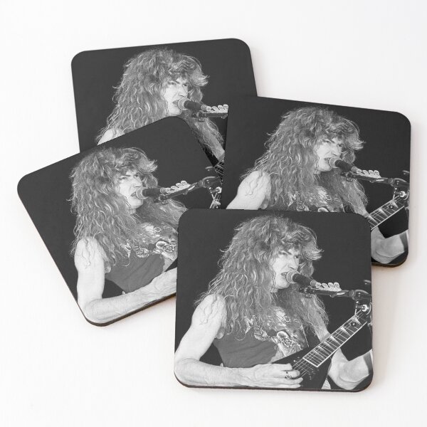 Item preview, Dave Mustaine BW Photograph designed and sold by ConcertImages.