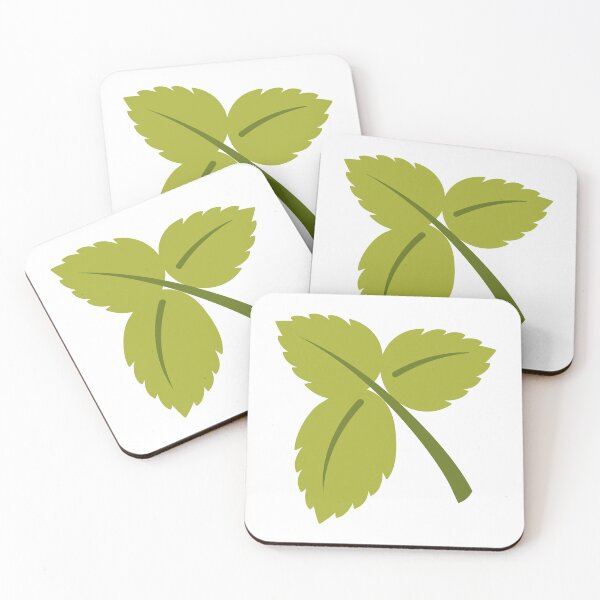 Item preview, Wild strawberry leaf vector logo designed and sold by Familyshmot.