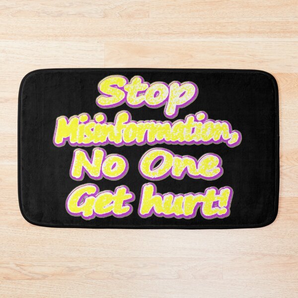 Item preview, Cute Artwork About "Stop Misinformation". Buy Now! designed and sold by Health And Fitness Posts e-Store.