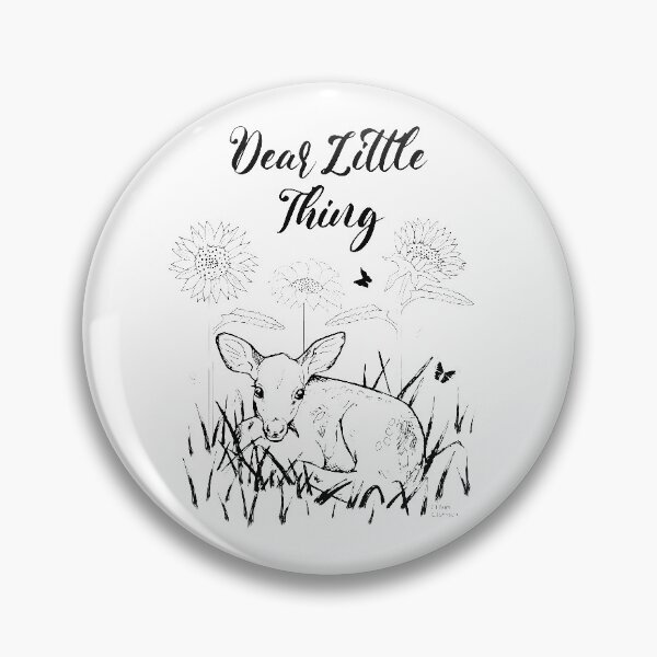 Item preview, Dear Little Thing Baby Deer Line Art for Nursery designed and sold by CJAura by Claire Jane Johnson.