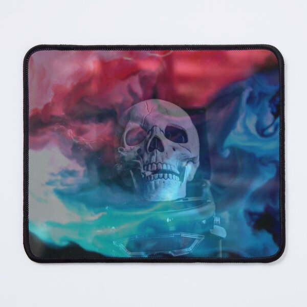 Item preview, Skull Art/Gray Smoking Skull Face designed and sold by haRexia.