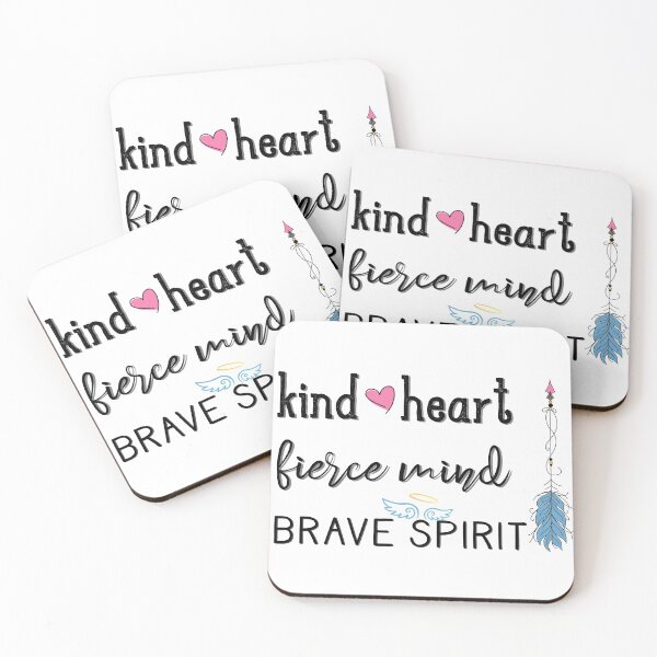 Item preview, Kind heart Fierce mind Brave spirit designed and sold by Finde.