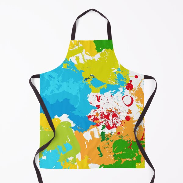 Item preview, Multicolor abstract spots, brightly colored lines designed and sold by Lusy Rozumna.