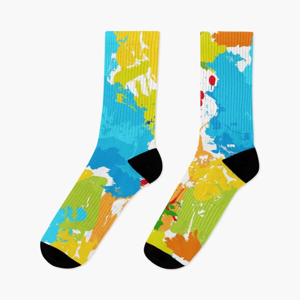 Item preview, Multicolor abstract spots, brightly colored lines designed and sold by Lusy Rozumna.