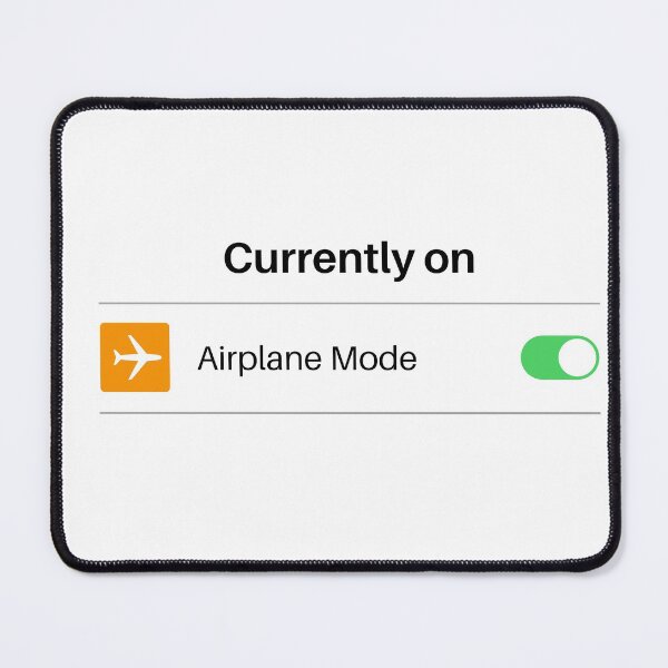Item preview, Currently on Airplane Mode. Offline. Disconnected. No Internet Connection Funny Sarcastic Humor. designed and sold by A-priori.