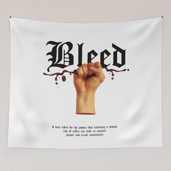 Item preview, I Bleed Coffee designed and sold by Made-By-Art.