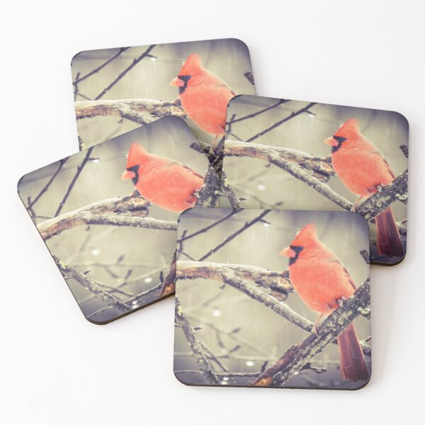 Item preview, Male Cardinal in Winter designed and sold by Uni356.