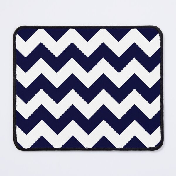 Item preview, Navy Blue And White Chevron Stripes designed and sold by rewstudio.