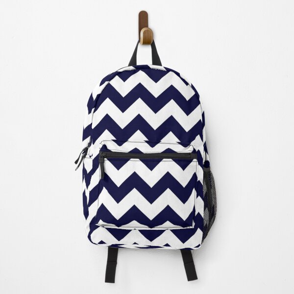 Item preview, Navy Blue And White Chevron Stripes designed and sold by rewstudio.