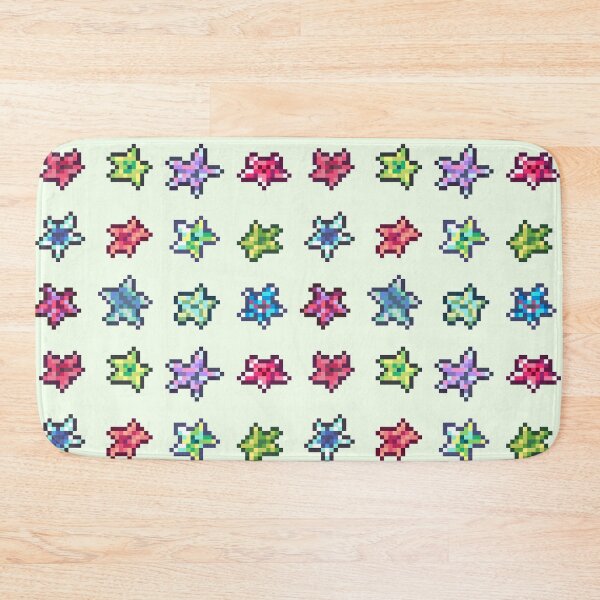 Item preview, pixel art flower star design designed and sold by sezalilly.
