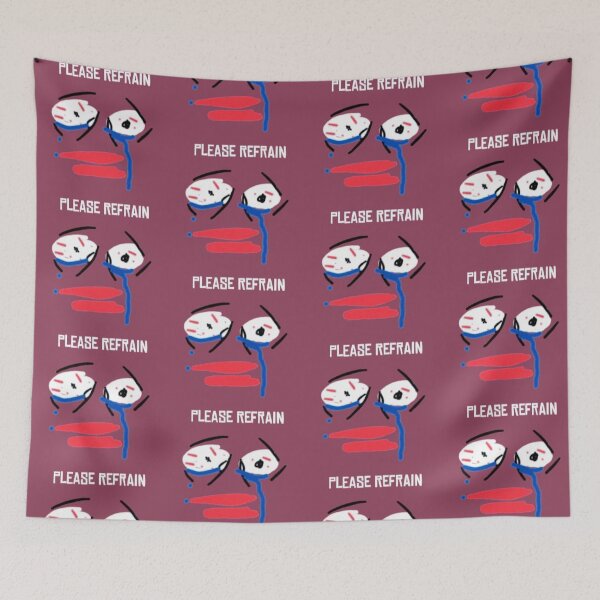 Item preview, Please Refrain Face designed and sold by Kamil Henri.