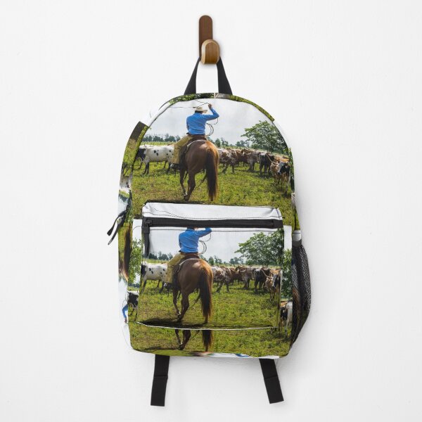 Item preview, Cowhand's lassoing longhorn calves and heifers designed and sold by OrcaNature.