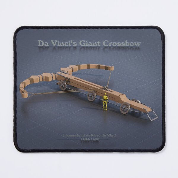 Da Vinci's Giant Crossbow Mouse Pad