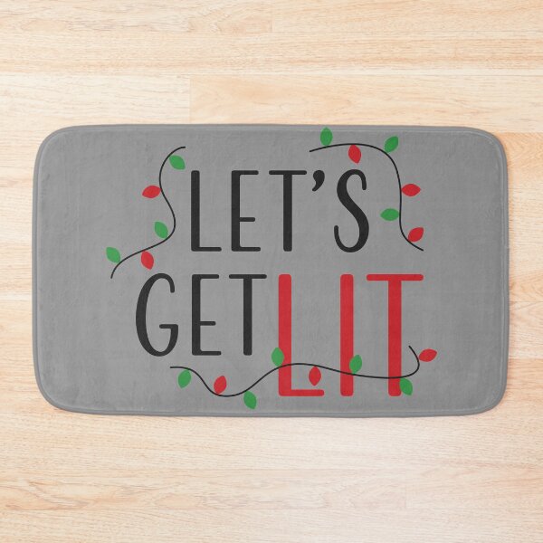 Item preview, Cute, simple, festive Christmas lights Let's get lit designed and sold by CBNetwork.