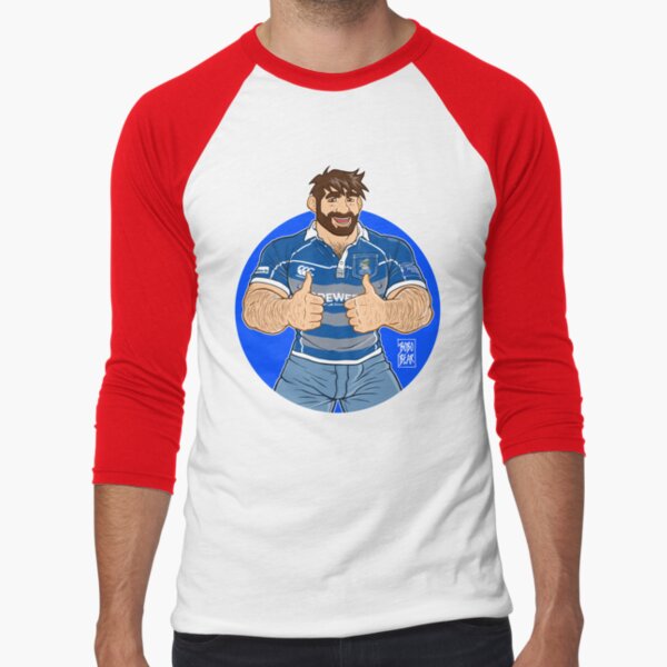ADAM LIKES RUGBY Baseball ¾ Sleeve T-Shirt