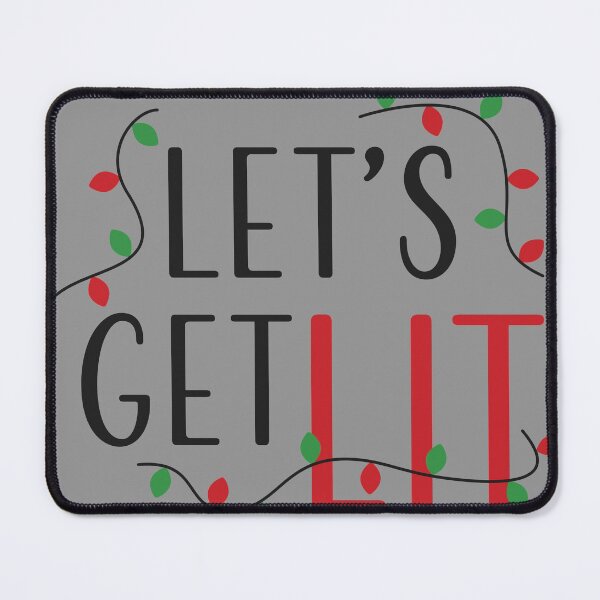 Item preview, Cute, simple, festive Christmas lights Let's get lit designed and sold by CBNetwork.