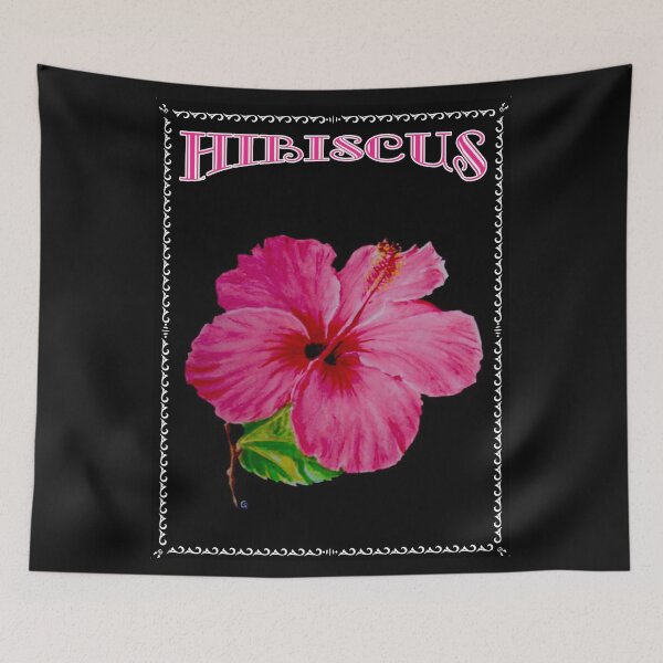 Item preview, Hibiscus Label designed and sold by PaintedbyCarol.