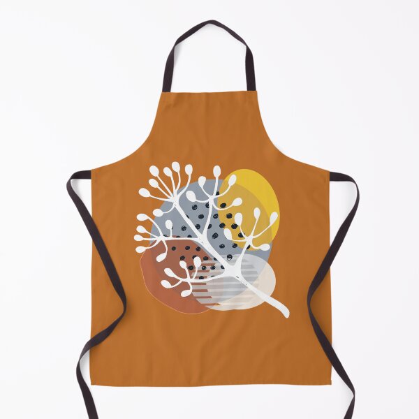 Item preview, White branch on cognac brown designed and sold by Ninaeva.