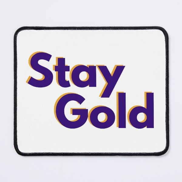 Item preview, Wilfrid Laurier University Stay Gold Golden Hawk Yellow + Purple designed and sold by Everyday Designs.