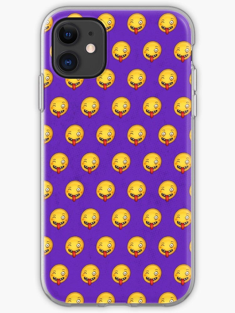 Winky Face Tongue Out Smiley Iphone Case Cover By Cosyhuman