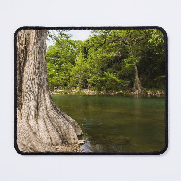Item preview, A peaceful stretch of the Guadalupe River north of New Braunfels in Comal County, Texas designed and sold by OrcaNature.