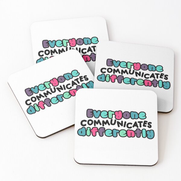 Item preview, Everyone Communicates Differently designed and sold by SmackCreations.