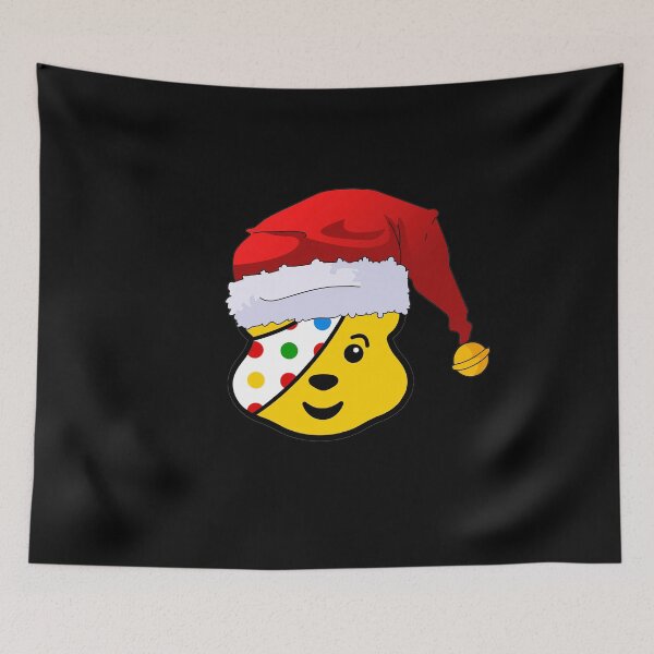 Item preview, Pudsey Bear Santa Claus -  Fluffy Bear Christmas Gift designed and sold by paulocampos.