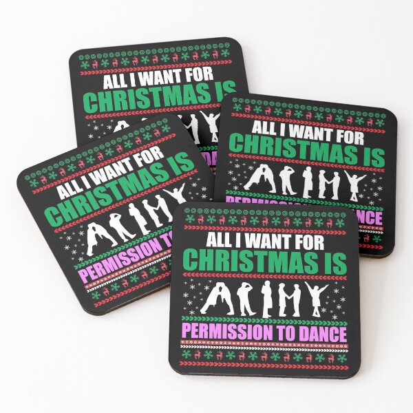 Item preview, All I want for Christmas is Permission To Dance - Army Silhouette, Ugly Sweater Army  designed and sold by trendistic.