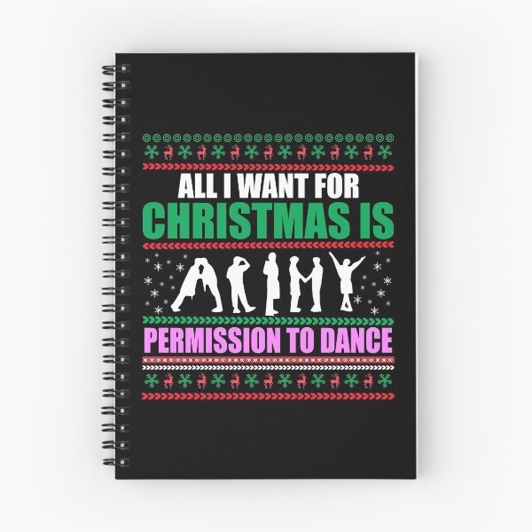 Item preview, All I want for Christmas is Permission To Dance - Army Silhouette, Ugly Sweater Army  designed and sold by trendistic.