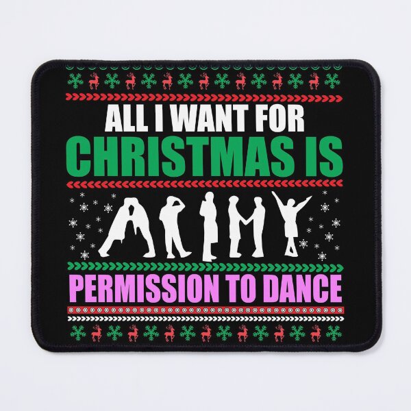 Item preview, All I want for Christmas is Permission To Dance - Army Silhouette, Ugly Sweater Army  designed and sold by trendistic.