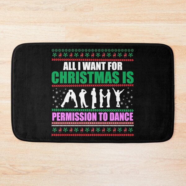 Item preview, All I want for Christmas is Permission To Dance - Army Silhouette, Ugly Sweater Army  designed and sold by trendistic.