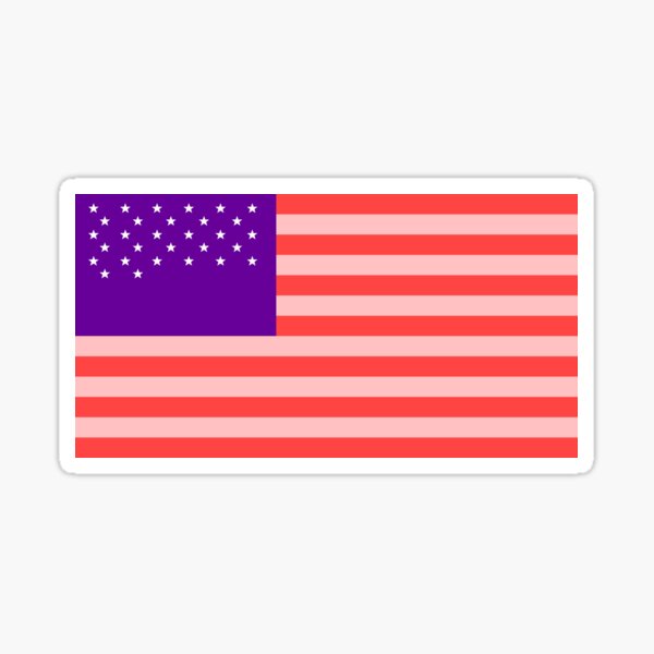 Derry Girls American Flag Sticker