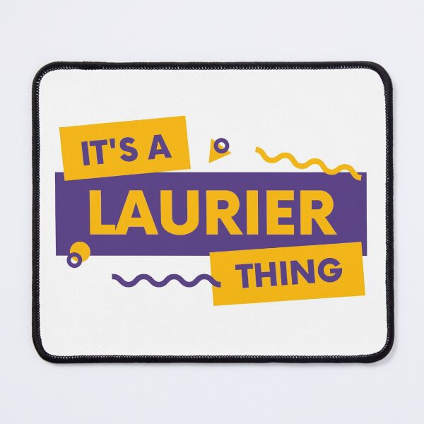 Item preview, Wilfrid Laurier University Yellow + Purple "It's a Laurier Thing" Logo designed and sold by Everyday Designs.