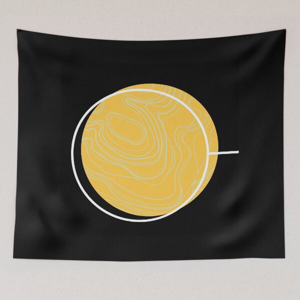 Item preview, Lemon planet sun pancake with outline designed and sold by Tushkae.