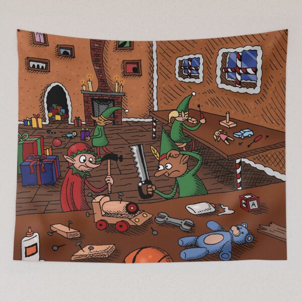 Item preview, Santa's Workshop designed and sold by Goodlydraws100.
